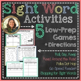 Sight Word and Word Work Games - Distance Learning