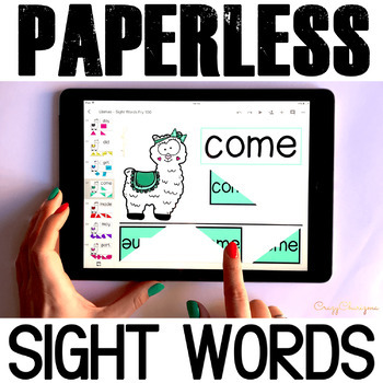 Preview of Sight Word Games First Grade Kindergarten Google Classroom