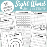 Sight Word / Heart Words Games and Activities - Perfect fo