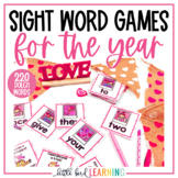 Sight Word Games for the Year Bundle | 220 Dolch Words