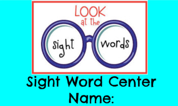 Preview of Sight Word Google Slides students create 