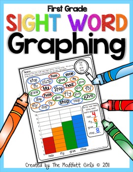 Sight Word Graphing 1st Grade by The Moffatt Girls | TpT