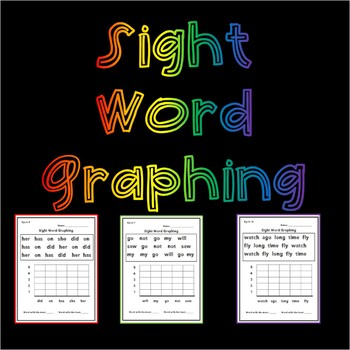 Preview of Sight Word Graphing