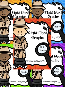 Preview of Sight Word Graphs - ALL Dolch Words Bundled