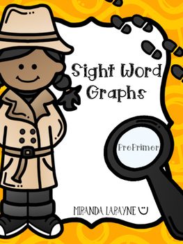 Preview of Sight Word Graphs - PrePrimer Dolch Words