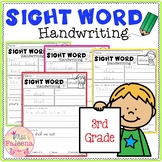 Sight Word Handwriting - Third Grade