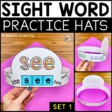 Sight Word Hats Sets 1 | Sight Word Practice