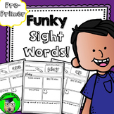 Sight Word Homework | Trick Word Practice | High Frequency