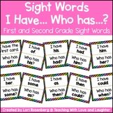 First and Second Grade Sight Words I Have Who Has Game