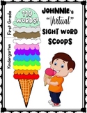 Sight Word Ice Cream Scoop Awards Incentives Google Slides FREEBIE Data Sheet