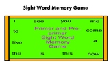 Sight Word Interactive Memory Game: Active Inspire program