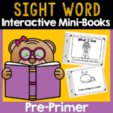 Sight Word Interactive Mini-Books {Pre-Primer}
