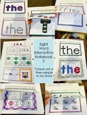Sight Word Interactive Notebook 2