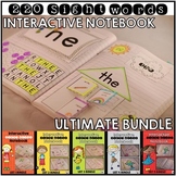 Sight Word Interactive Notebook Bundle Ultimate Edition 220 Words