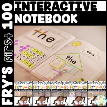 Preview of Sight Word Interactive Notebook Fry's First 100 Bundle
