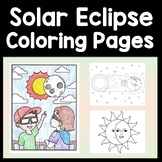 Solar Eclipse Coloring Pages {8 Coloring Sheets!}2024 Sola