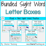 Sight Word Letter Boxes Bundle