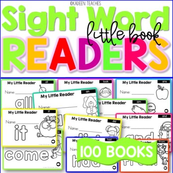 Preview of Sight Word Little Book Readers-BUNDLE