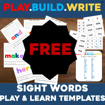 Preview of Dolch Sight Words | Dolce Sight Words Magnet Letter Mats | Practice and Review