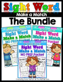 Sight Word Make a Match NO PREP Packet (The Bundle)