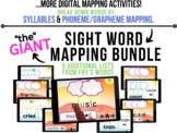 Sight Word Mapping BUNDLE for Fry Lists 2-10 Boom™ Digital