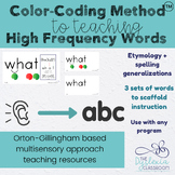 The Color-Coding Method (TM) to Teaching High-Frequency Wo