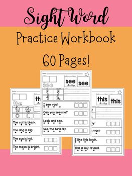 Preview of Sight Word Mastery Set-60 No Prep Pages