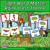 Sight Word Match - Rainforest Themed - 1st 100 Fry Sight Words