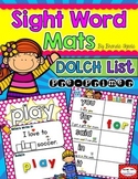 Sight Word Mats: DOLCH Pre-Primer