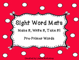 Sight Word Play Doh Mats  - No Prep