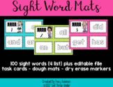 Sight Word Mats - Task Cards {EDITABLE}