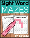 Sight Word Mazes - First Grade