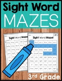 Sight Word Mazes - Third Grade