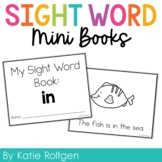 Sight Word Mini Book:  In