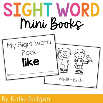 Sight Word Mini Book: Like