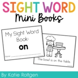 Sight Word Mini Book:  On