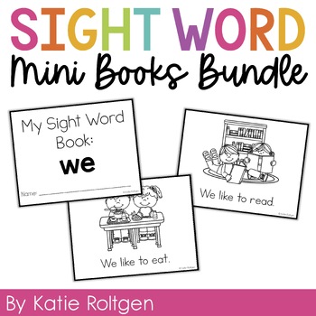Preview of Sight Word Mini Books BUNDLE