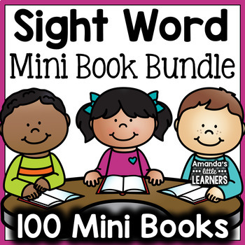 Preview of Sight Word Mini Books - Complete Bundle