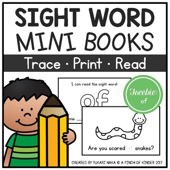 Preview of Sight Word Mini Books FREEBIE - "of"