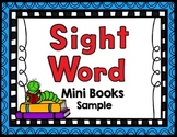 Sight Word Mini Books- Sample