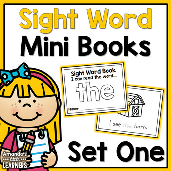 Preview of Sight Word Mini Books - Set 1