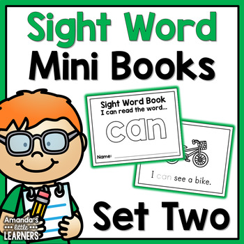 Preview of Sight Word Mini Books - Set 2