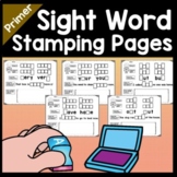 Sight Word Centers with Ink Stamps {52 Words from the Prim