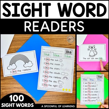 Preview of Sight Word Readers and Intervention Activities | Distance Learning