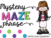 Sight Word - Mystery Maze Phrase