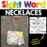 Sight Word Necklaces | Trick Word Practice and Review | Dolch