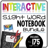Interactive Sight Word Notebook BUNDLE {175 words + editab