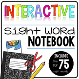 Interactive Sight Word Notebook {75 words}
