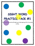 Sight Word Pack 1