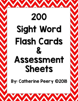 Preview of Sight Word Packet Chevron Frames (Editable)